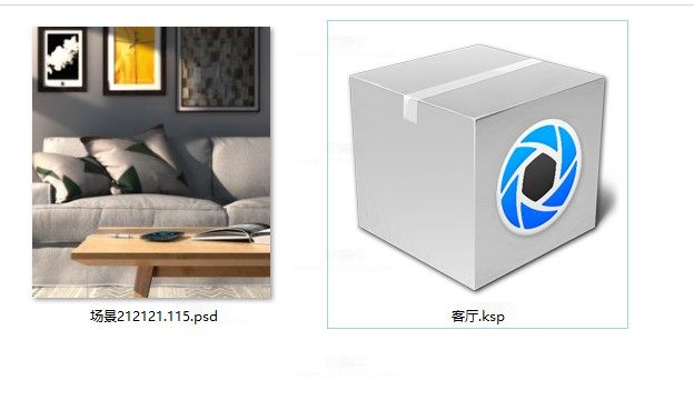欧式客厅渲染场景